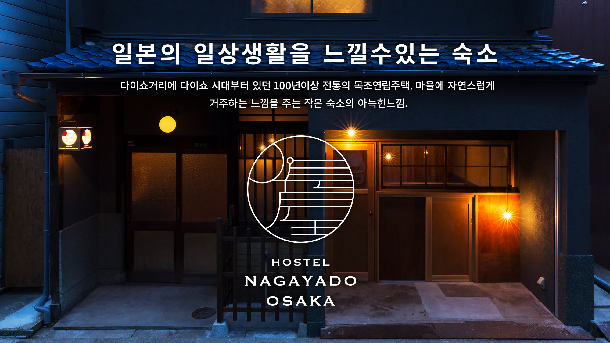HOSTEL NAGAYADO OSAKA スマホトップイメージ
